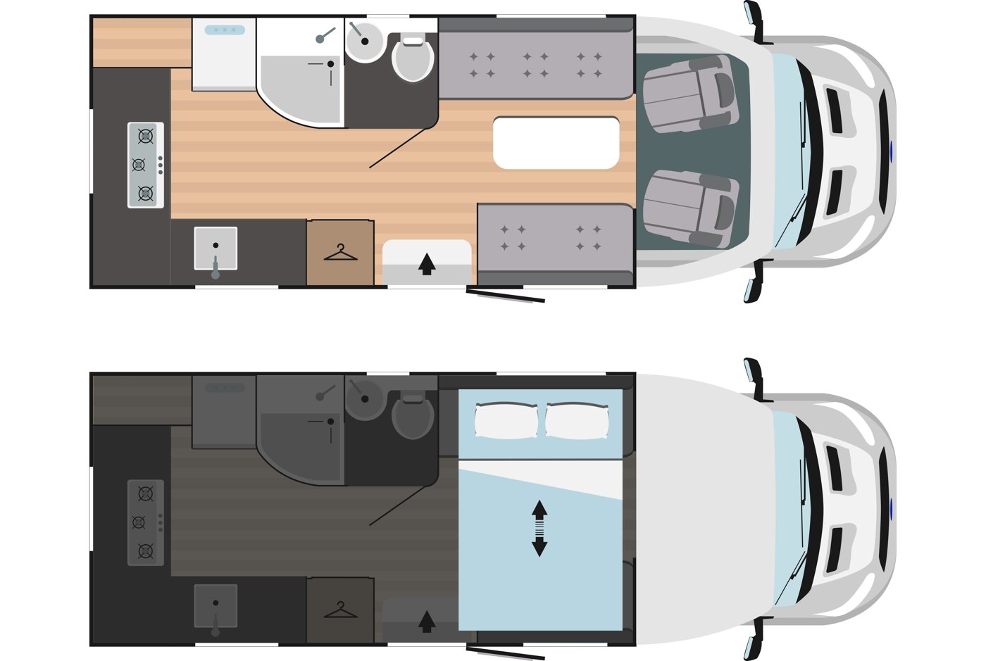 Grundriss Sailer 56 Plus