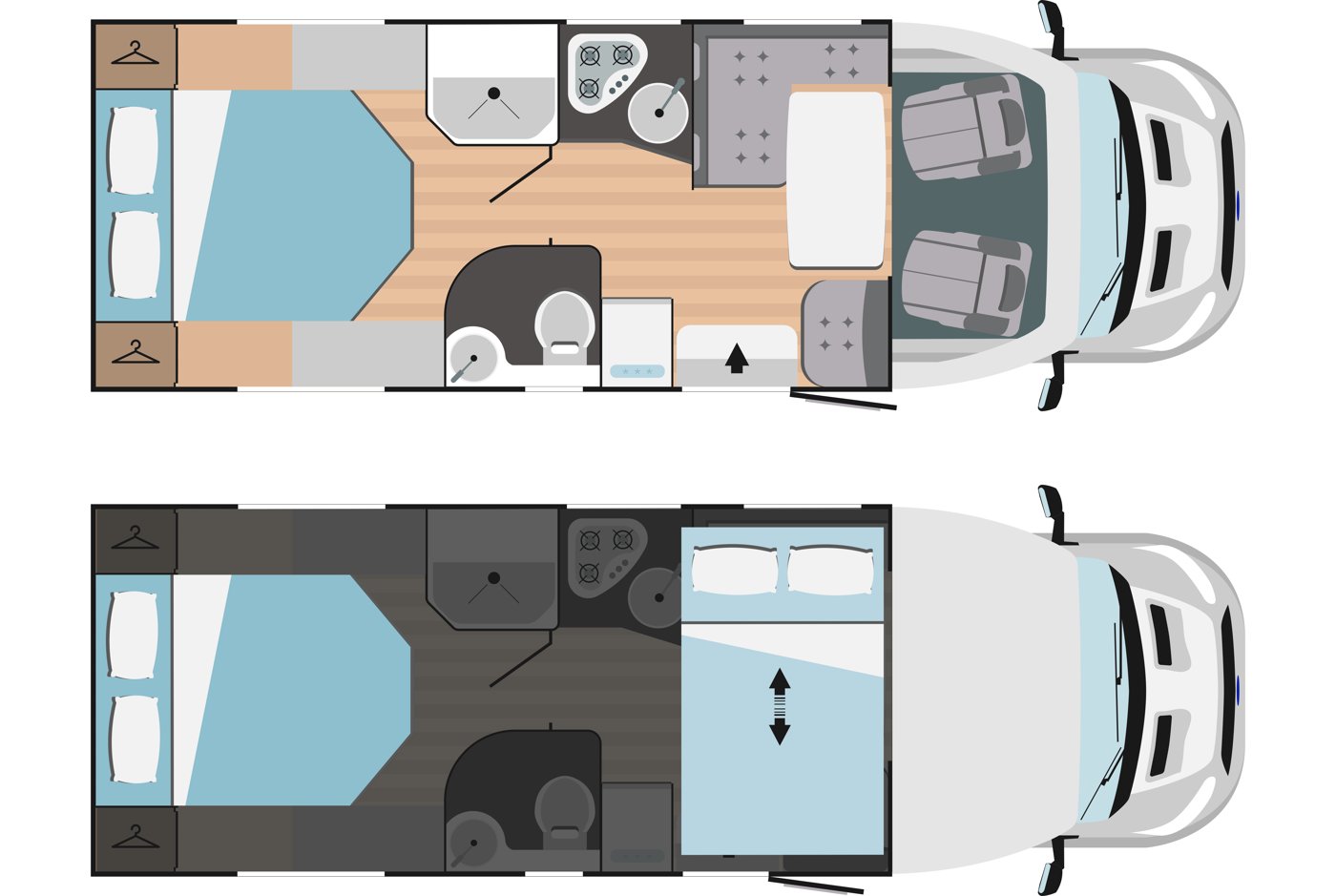 Grundriss Sailer 69 Plus