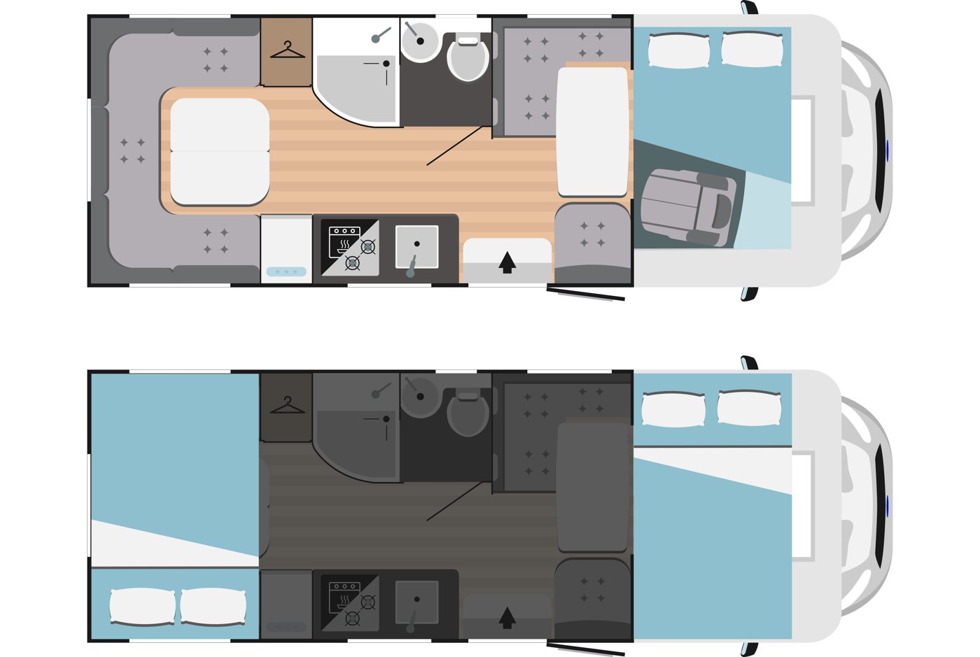 Grundriss Super Brig Suite